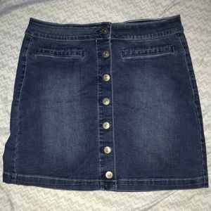 Jean Pencil Skirt